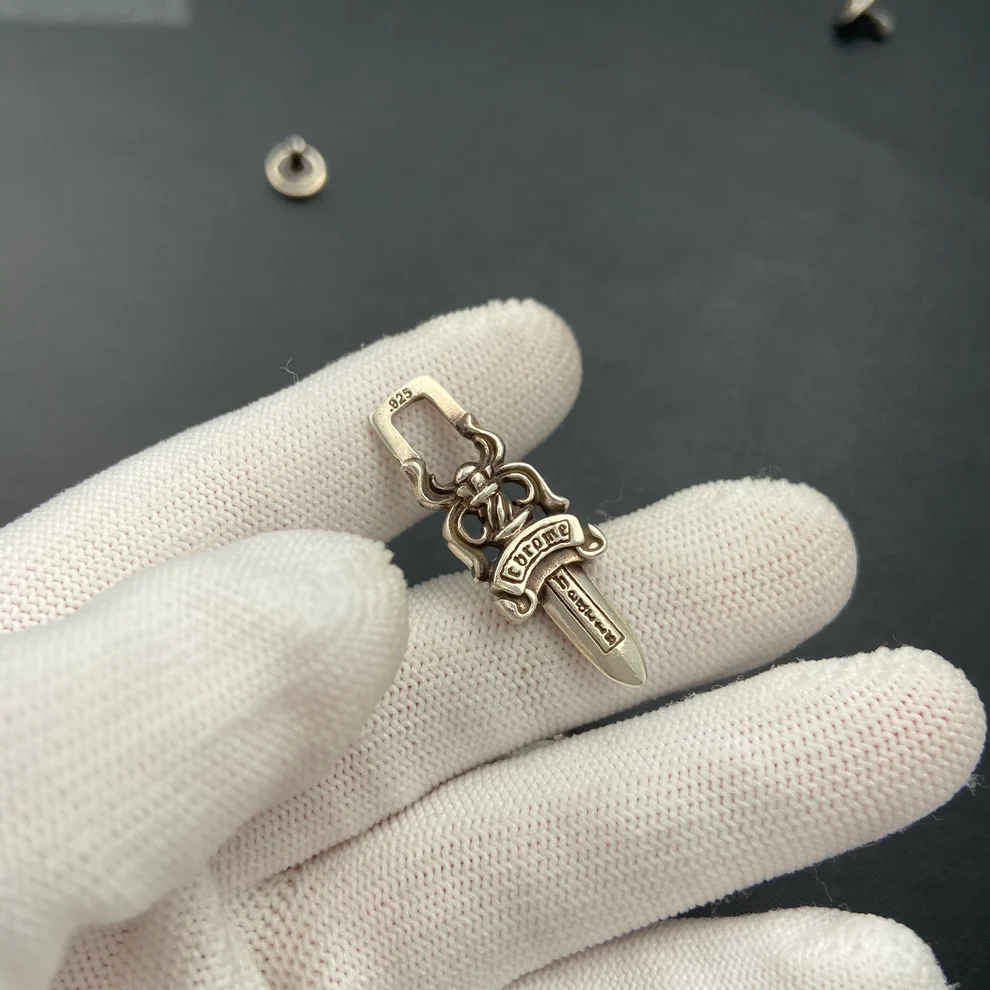 Chrome Hearts Cross Ring - Gothic 925 Sterling Silver Jewelry | David Studio