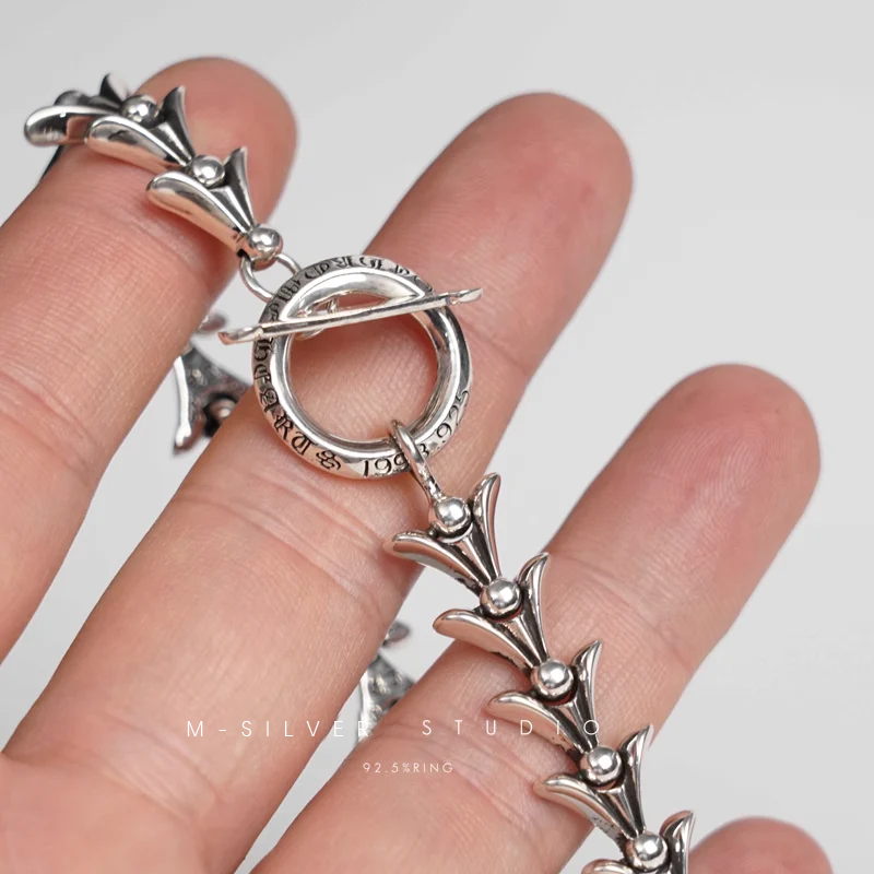 Chrome Hearts Cross Ring - Gothic 925 Sterling Silver Jewelry | David Studio