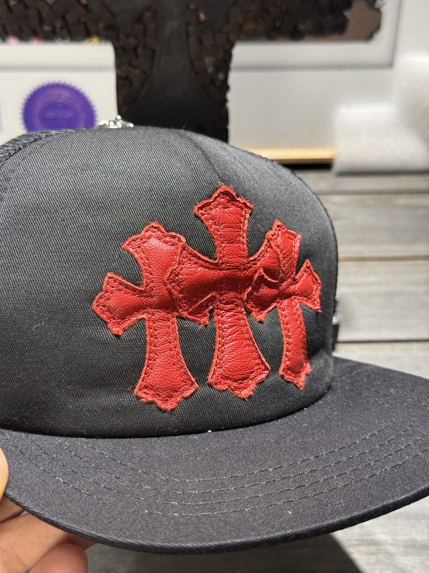 Chrome Hearts Cross Ring - Gothic 925 Sterling Silver Jewelry | David Studio