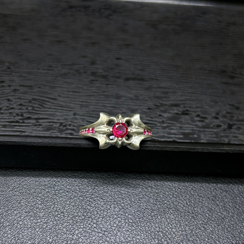 Chrome Hearts Cross Ring - Gothic 925 Sterling Silver Jewelry | David Studio