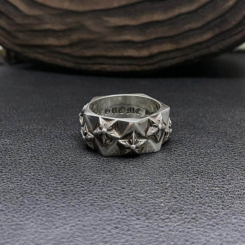 Chrome Hearts Cross Ring - Gothic 925 Sterling Silver Jewelry | David Studio