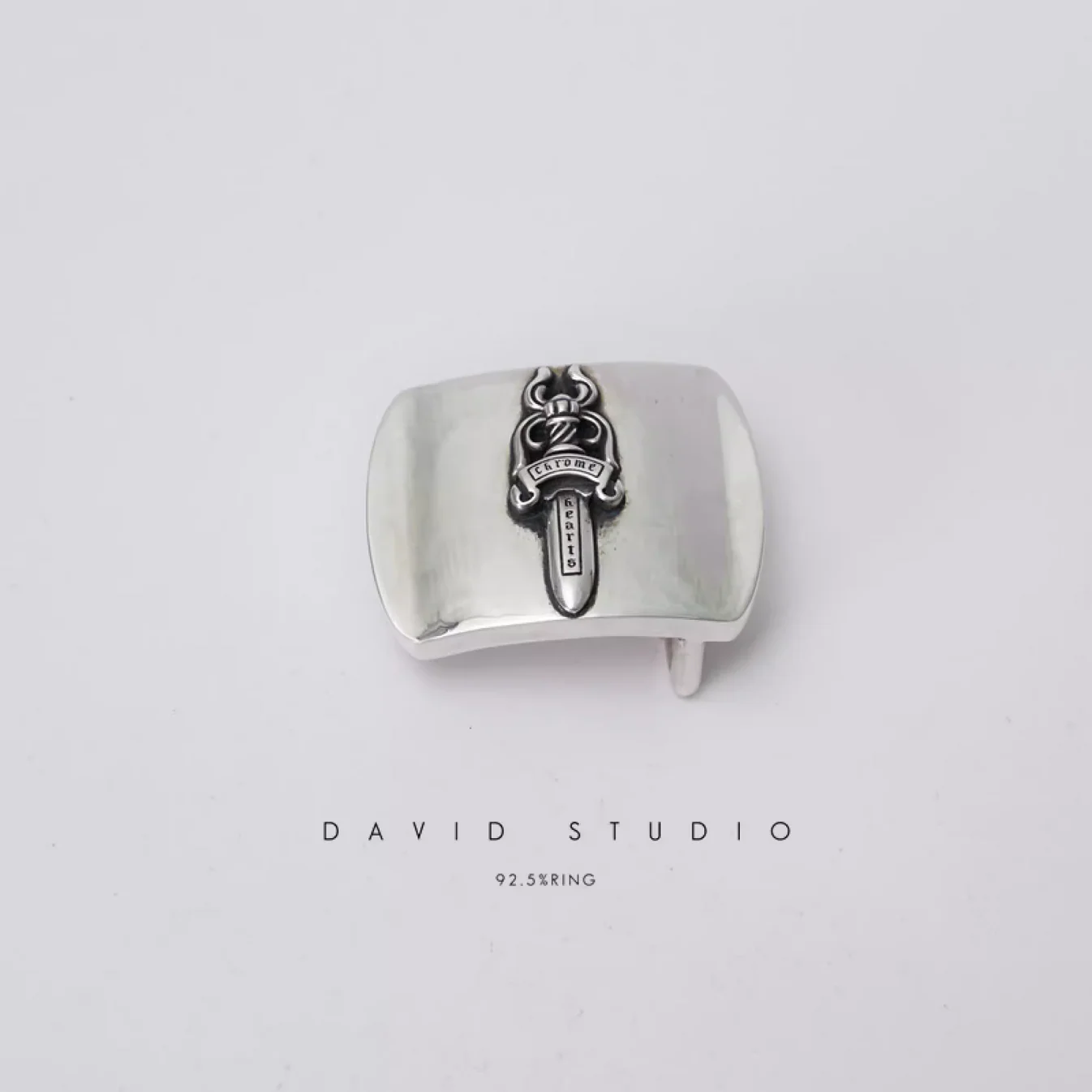 Chrome Hearts Cross Ring - Gothic 925 Sterling Silver Jewelry | David Studio