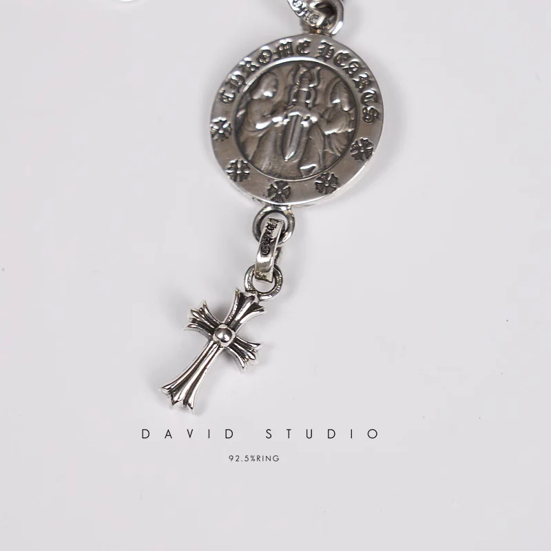 Chrome Hearts Cross Ring - Gothic 925 Sterling Silver Jewelry | David Studio