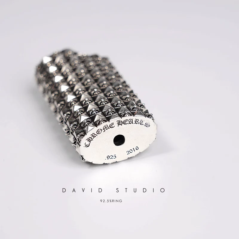 Chrome Hearts Cross Ring - Gothic 925 Sterling Silver Jewelry | David Studio