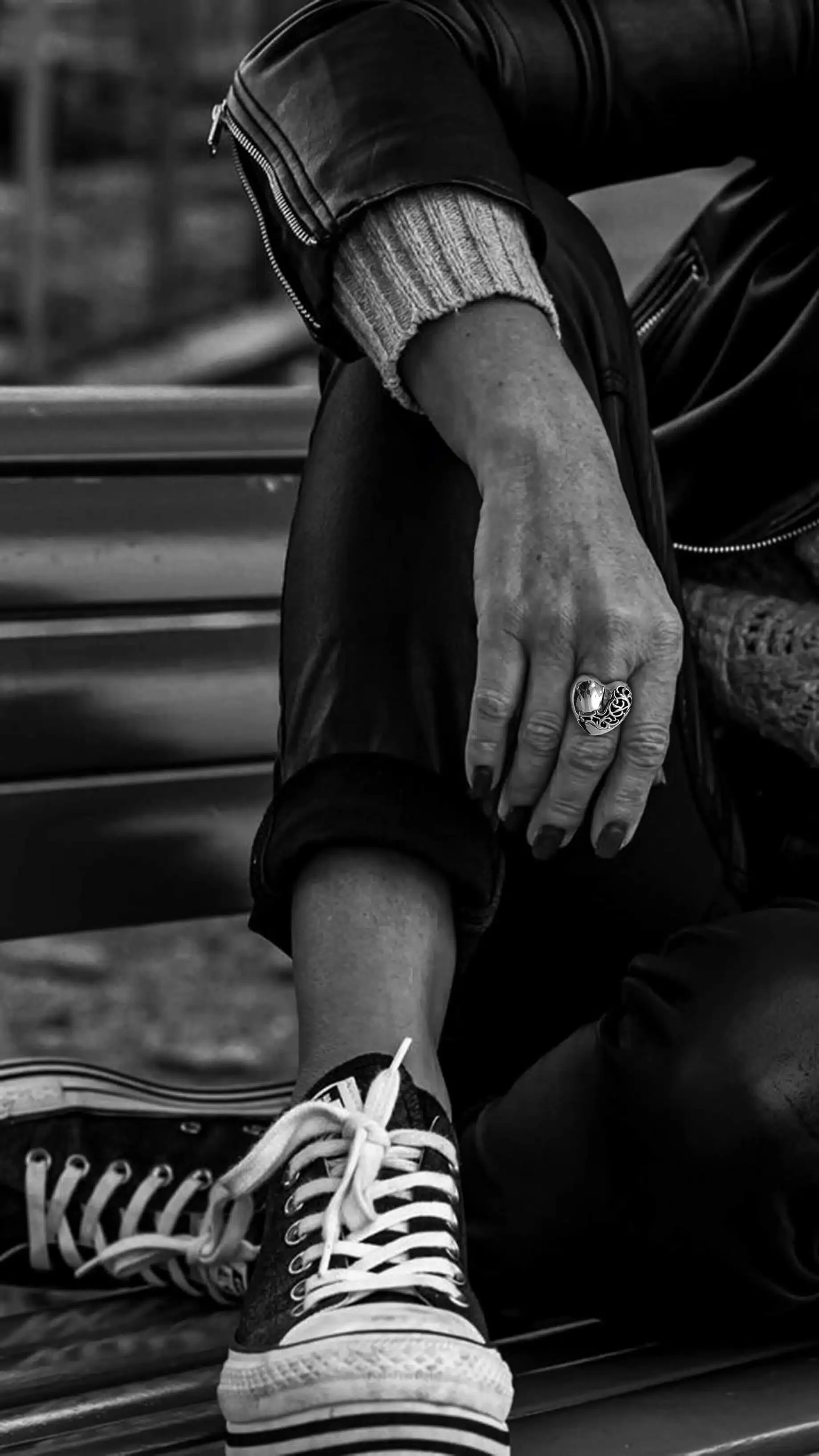 Chrome Hearts Cross Ring - Gothic 925 Sterling Silver Jewelry | David Studio