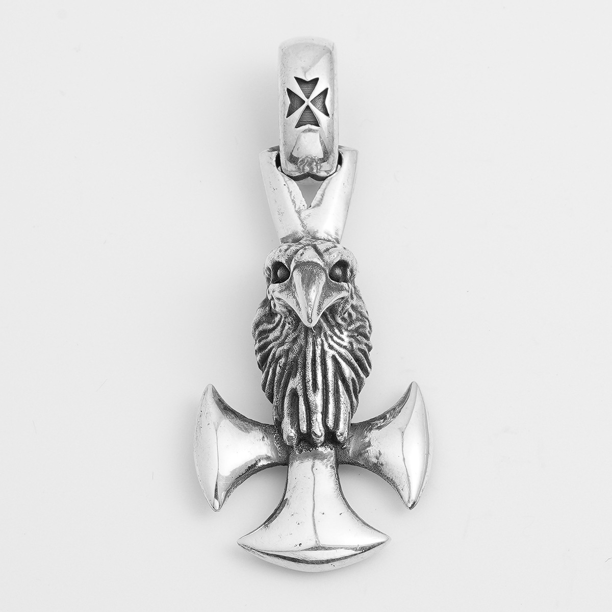 Chrome Hearts Cross Ring - Gothic 925 Sterling Silver Jewelry | David Studio