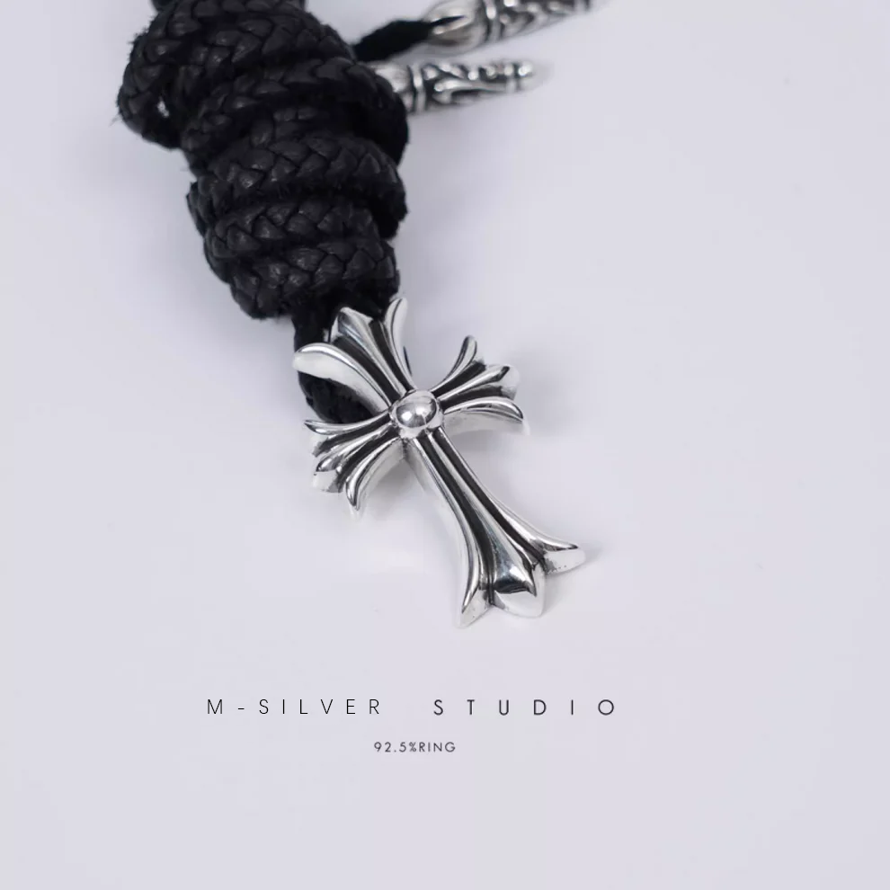 Chrome Hearts Cross Ring - Gothic 925 Sterling Silver Jewelry | David Studio