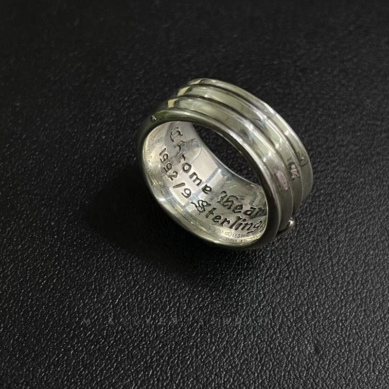 Chrome Hearts Cross Ring - Gothic 925 Sterling Silver Jewelry | David Studio