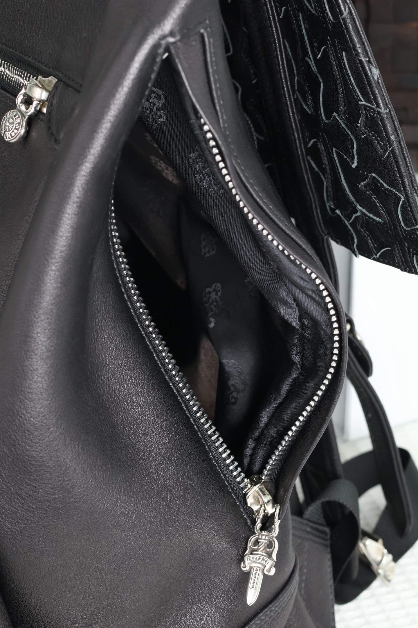 Chrome Hearts Cross Ring - Gothic 925 Sterling Silver Jewelry | David Studio