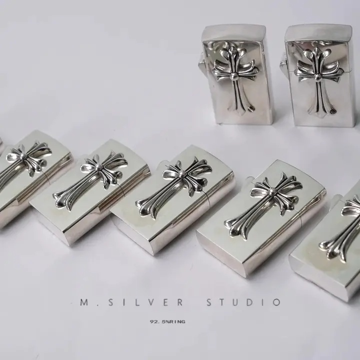 Chrome Hearts Cross Ring - Gothic 925 Sterling Silver Jewelry | David Studio