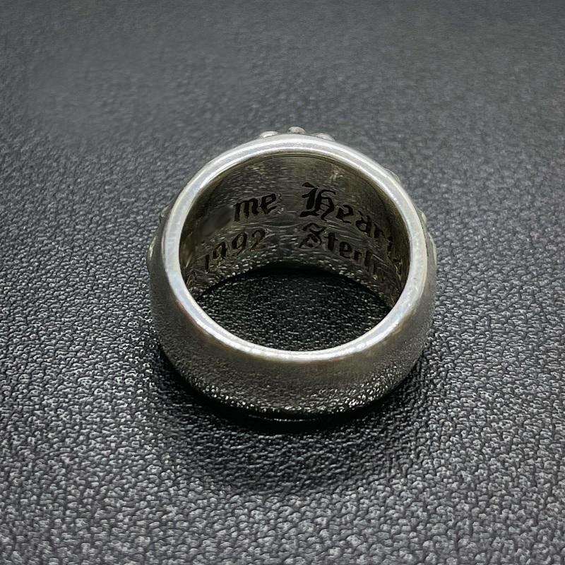 Chrome Hearts Cross Ring - Gothic 925 Sterling Silver Jewelry | David Studio