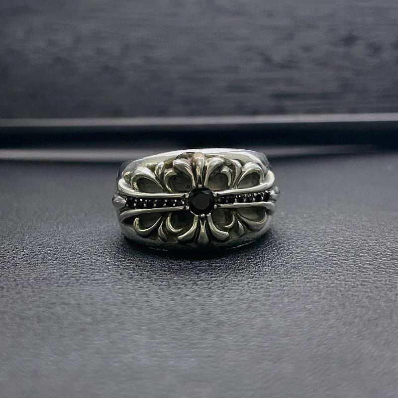Chrome Hearts Cross Ring - Gothic 925 Sterling Silver Jewelry | David Studio