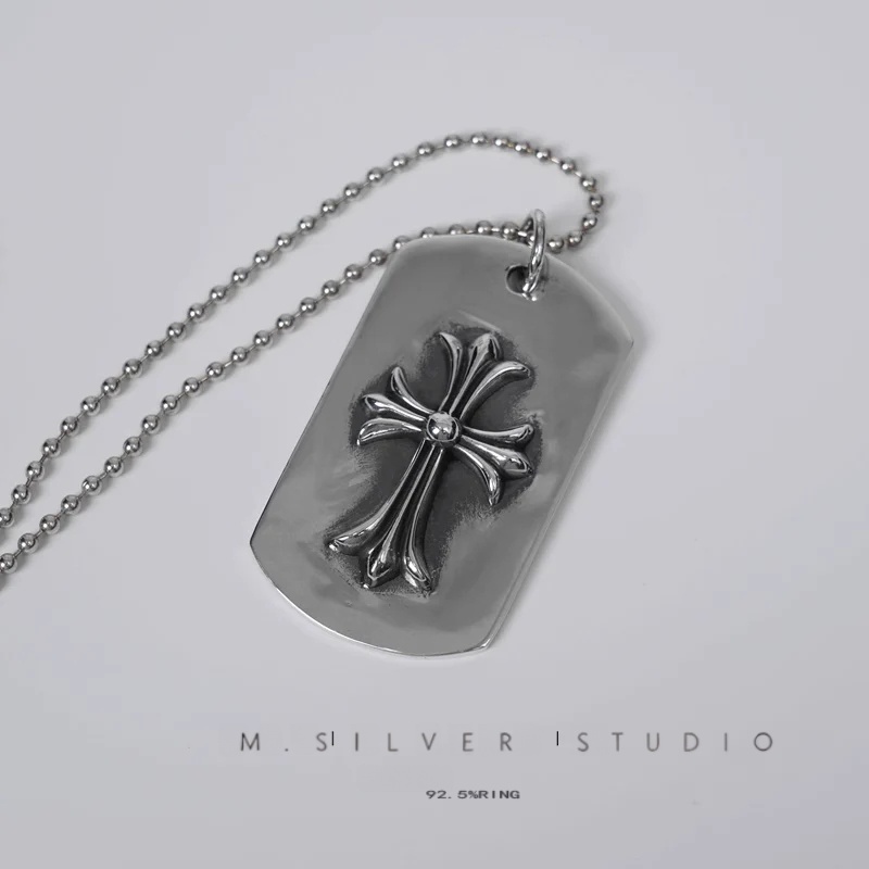 Chrome Hearts Cross Ring - Gothic 925 Sterling Silver Jewelry | David Studio