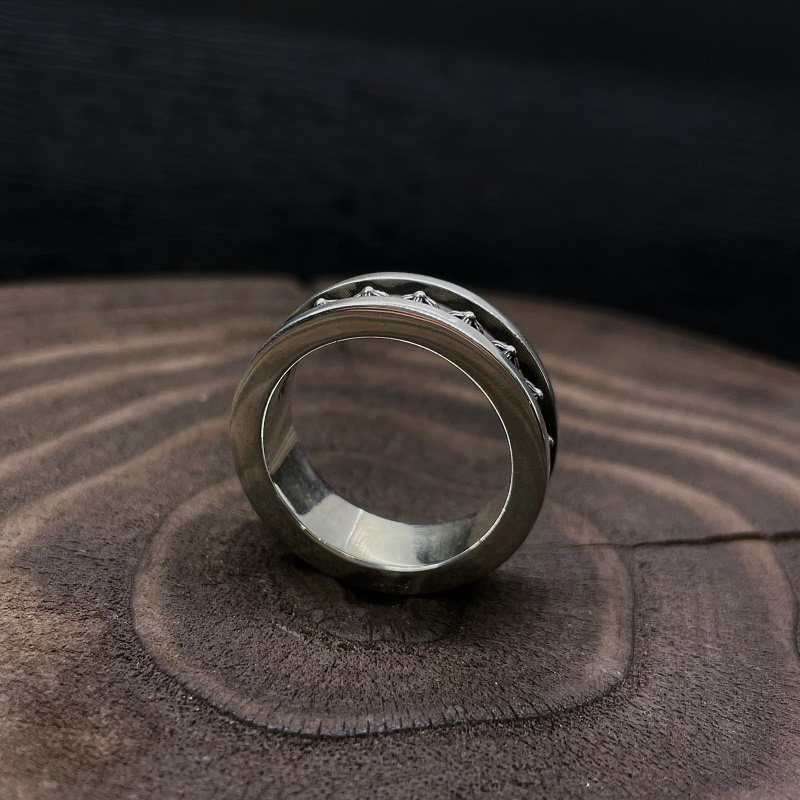 Chrome Hearts Cross Ring - Gothic 925 Sterling Silver Jewelry | David Studio