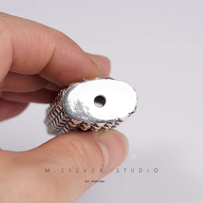 Chrome Hearts Cross Ring - Gothic 925 Sterling Silver Jewelry | David Studio