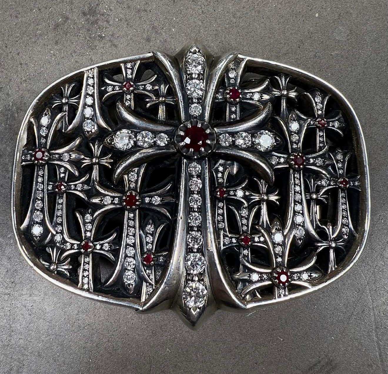 Chrome Hearts Cross Ring - Gothic 925 Sterling Silver Jewelry | David Studio