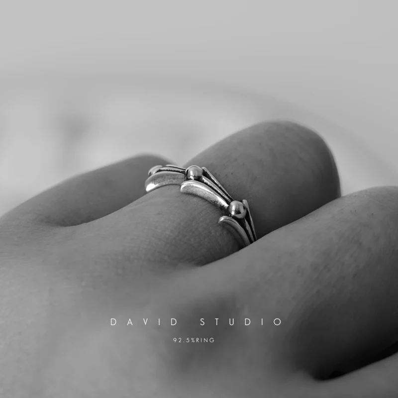 Chrome Hearts Cross Ring - Gothic 925 Sterling Silver Jewelry | David Studio