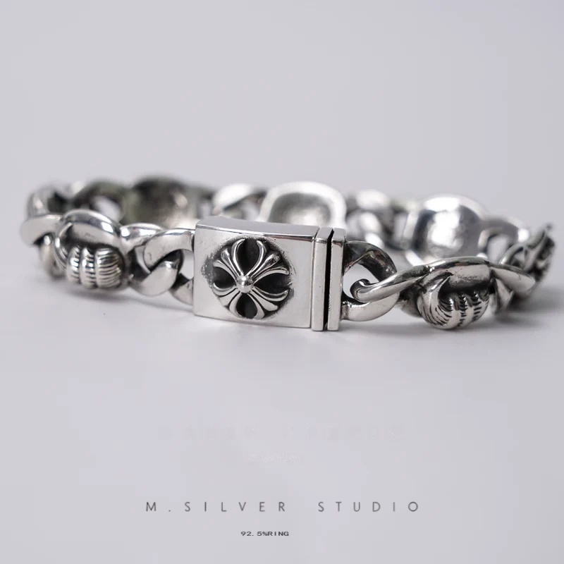 Chrome Hearts Cross Ring - Gothic 925 Sterling Silver Jewelry | David Studio