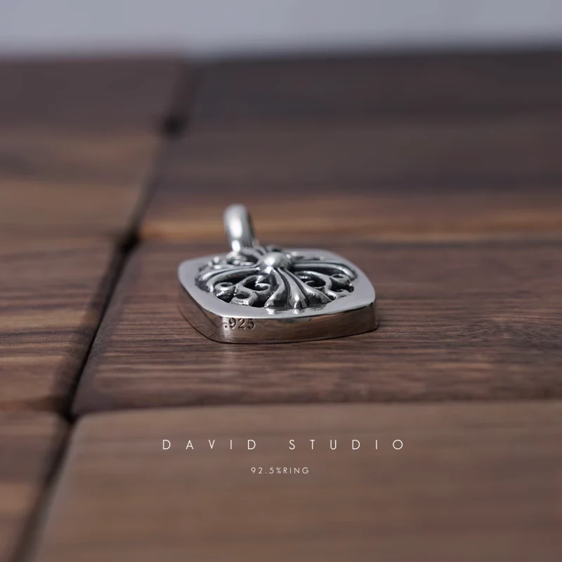 Chrome Hearts Cross Ring - Gothic 925 Sterling Silver Jewelry | David Studio