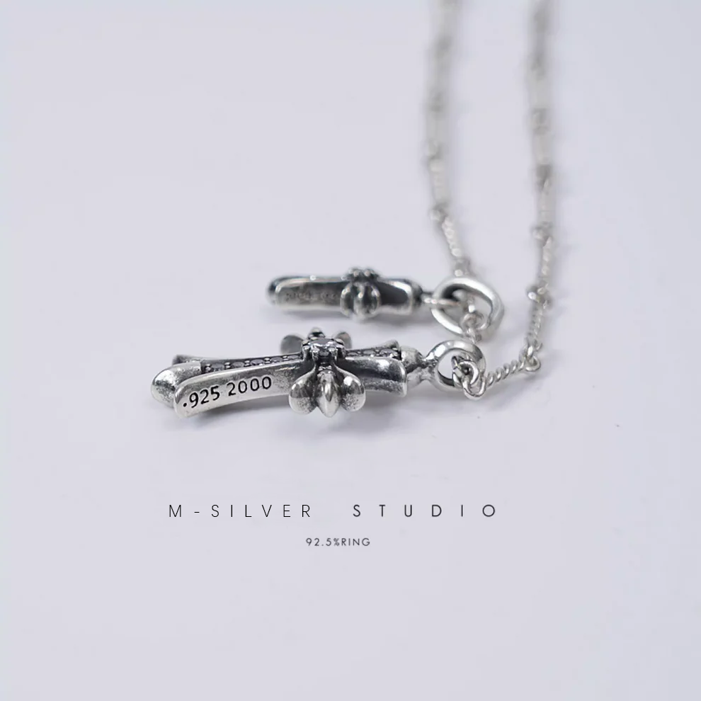 Chrome Hearts Cross Ring - Gothic 925 Sterling Silver Jewelry | David Studio