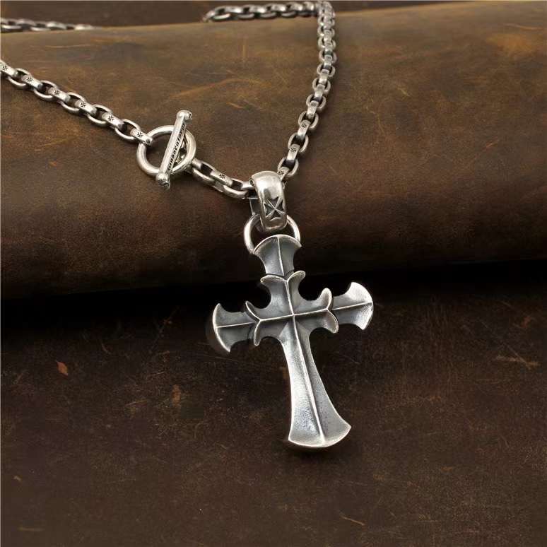 Chrome Hearts Cross Ring - Gothic 925 Sterling Silver Jewelry | David Studio