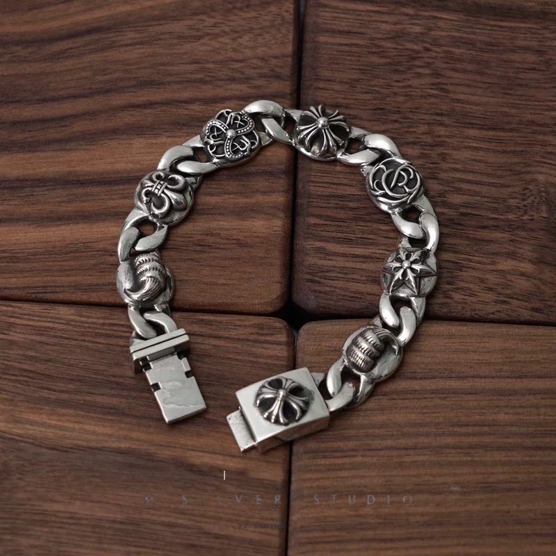 Chrome Hearts Cross Ring - Gothic 925 Sterling Silver Jewelry | David Studio