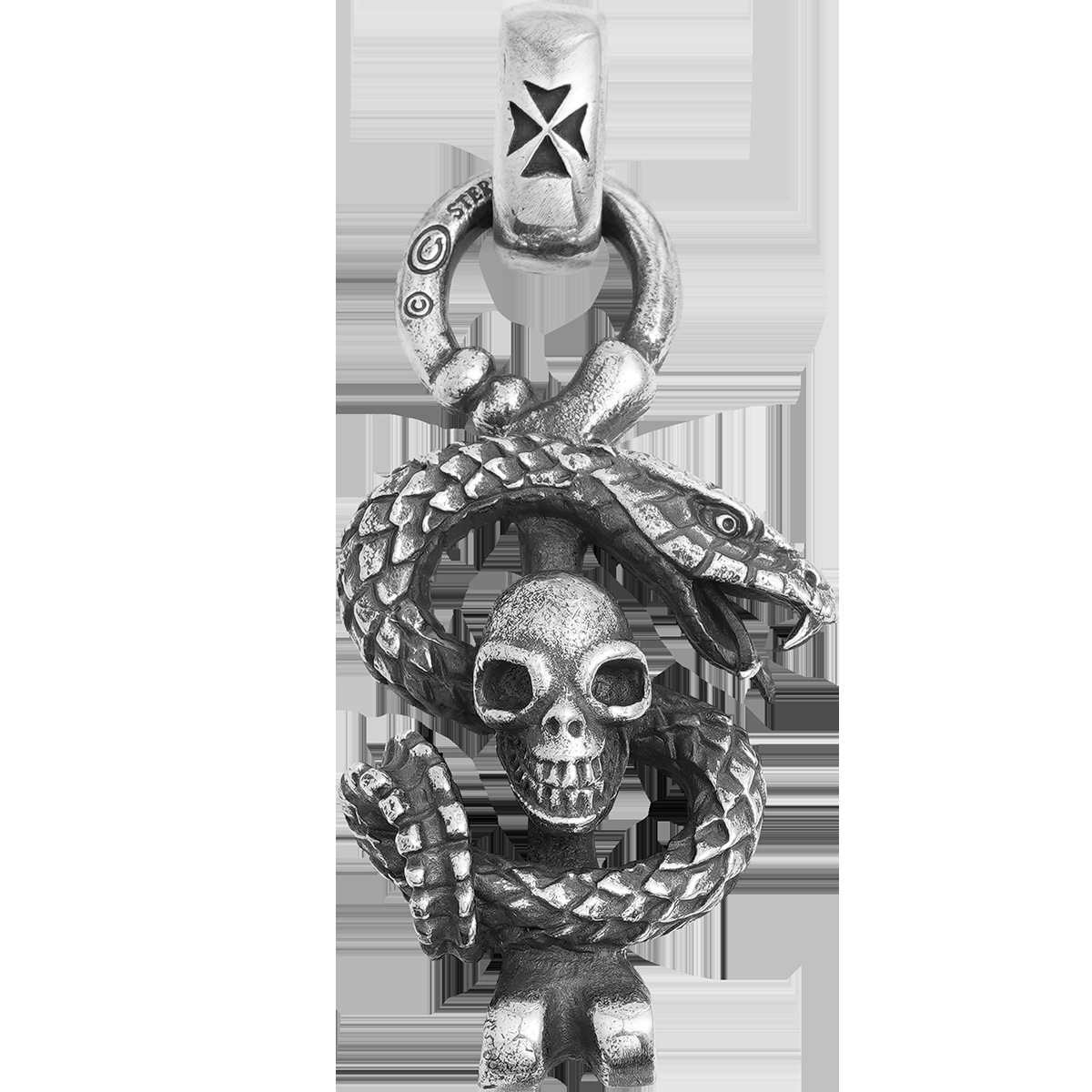 Chrome Hearts Cross Ring - Gothic 925 Sterling Silver Jewelry | David Studio