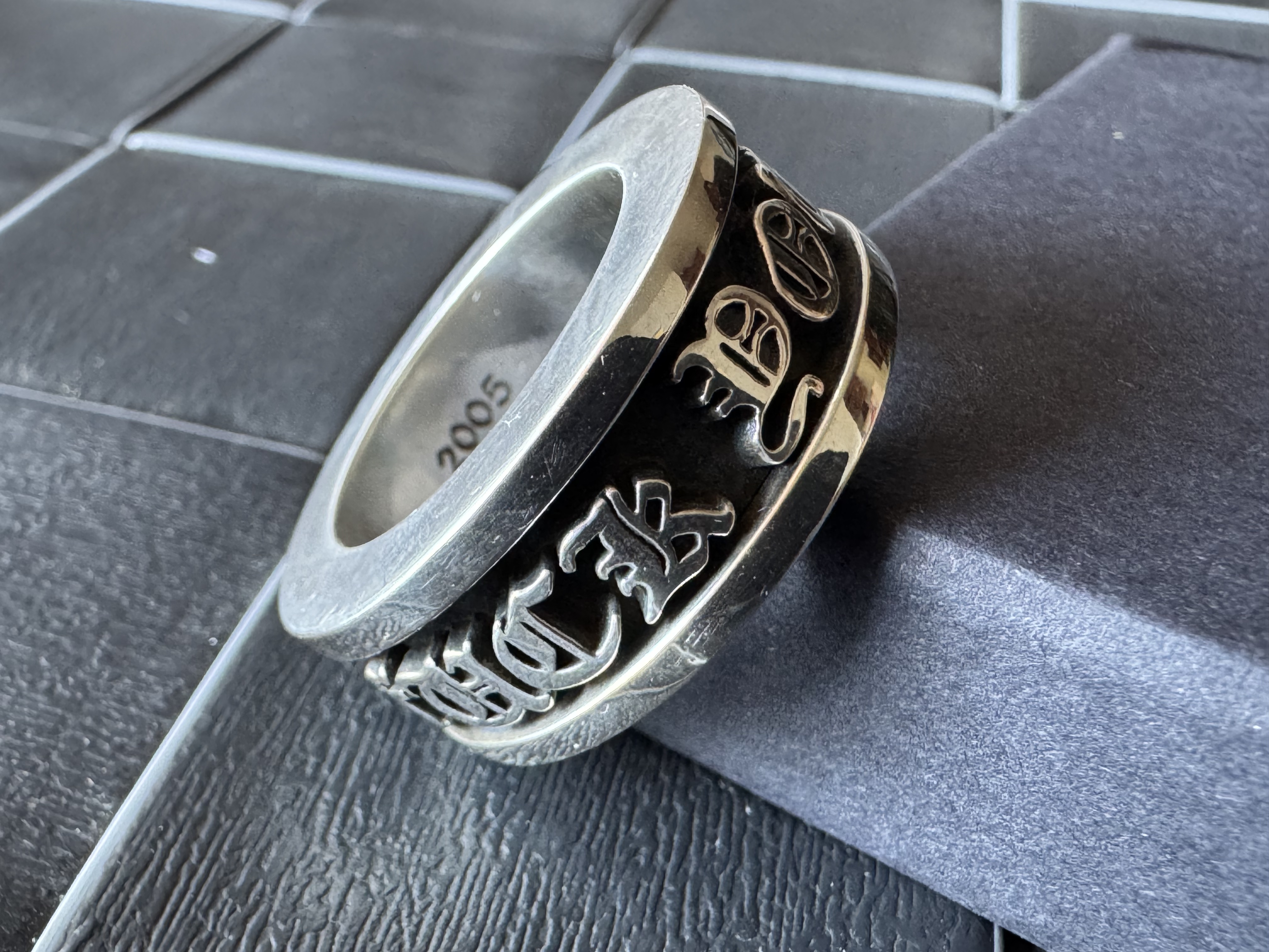 Chrome Hearts Cross Ring - Gothic 925 Sterling Silver Jewelry | David Studio