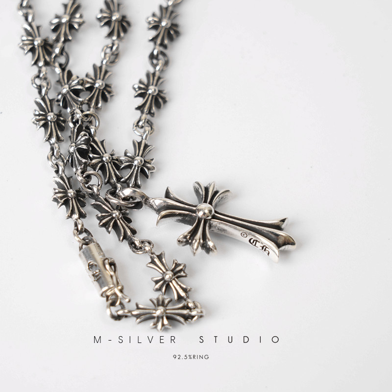 Chrome Hearts Cross Ring - Gothic 925 Sterling Silver Jewelry | David Studio