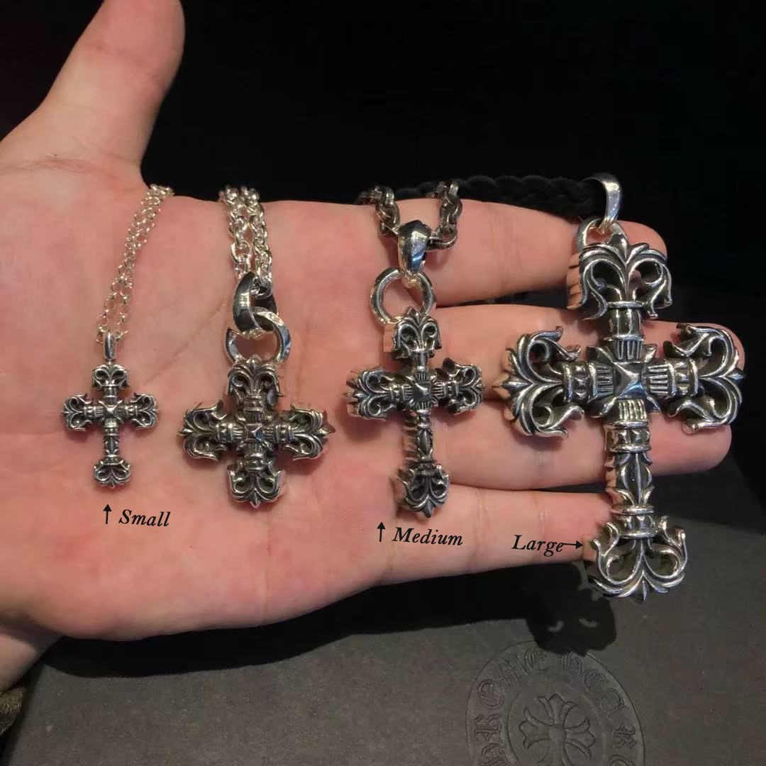 Chrome Hearts Cross Ring - Gothic 925 Sterling Silver Jewelry | David Studio