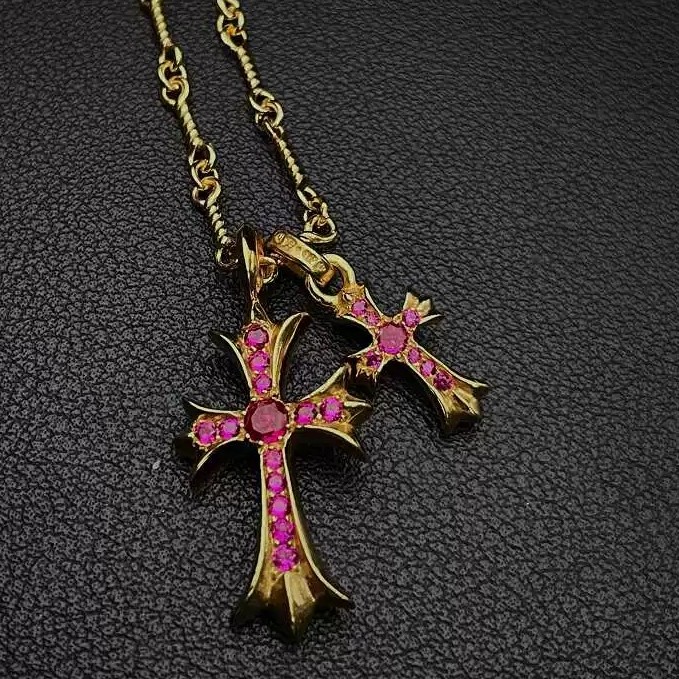 Chrome Hearts Cross Ring - Gothic 925 Sterling Silver Jewelry | David Studio