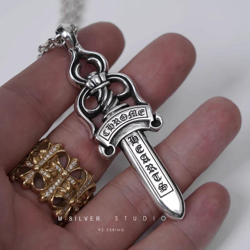 Chrome Hearts Cross Ring - Gothic 925 Sterling Silver Jewelry | David Studio