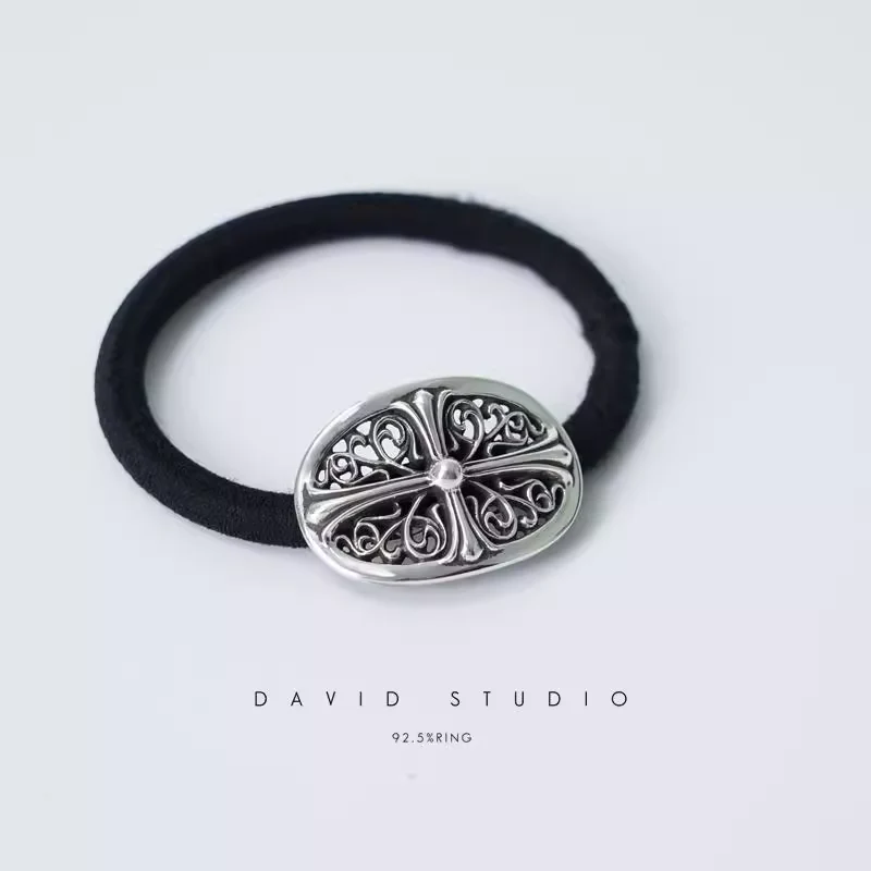 Chrome Hearts Cross Ring - Gothic 925 Sterling Silver Jewelry | David Studio