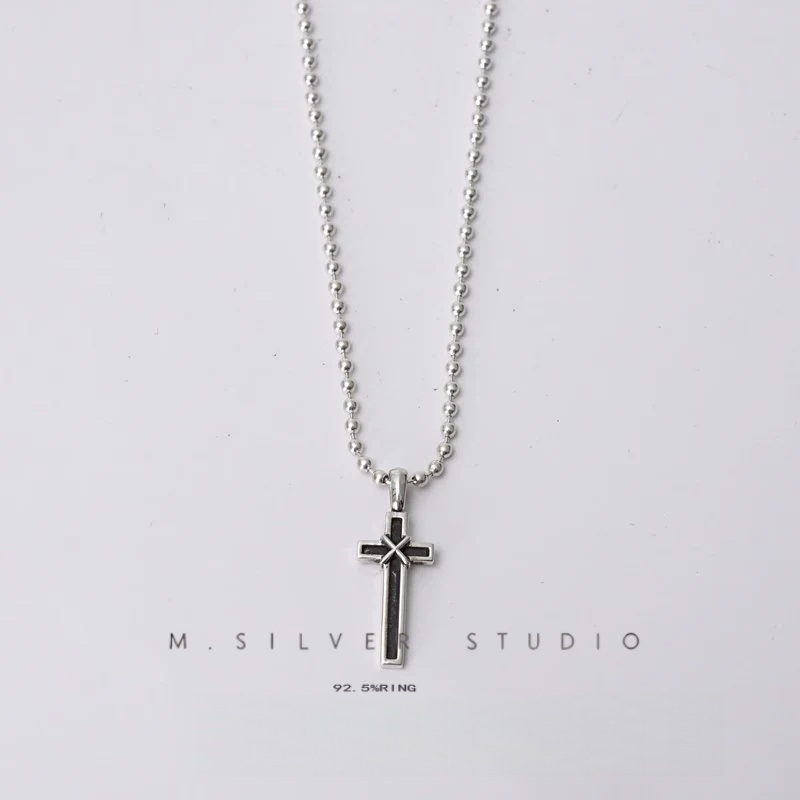 Chrome Hearts Cross Ring - Gothic 925 Sterling Silver Jewelry | David Studio