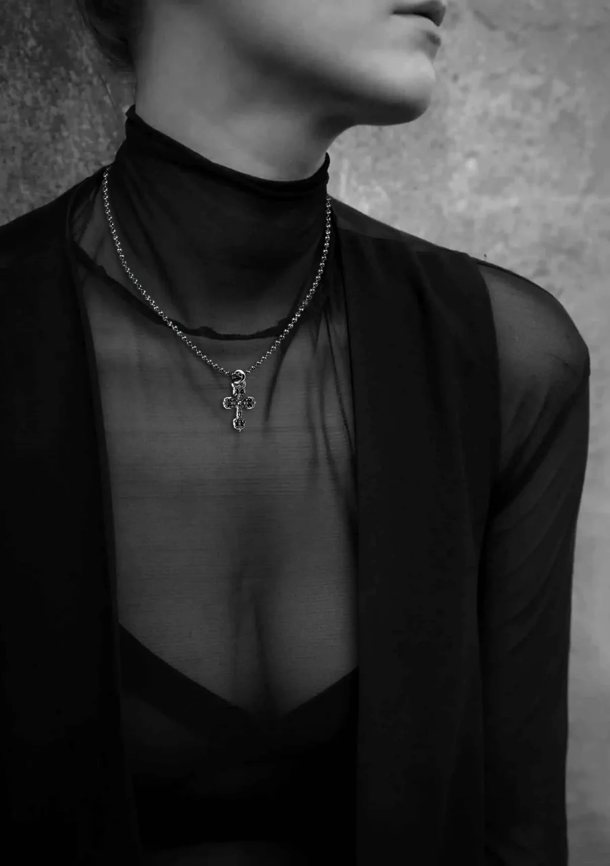 Chrome Hearts Cross Ring - Gothic 925 Sterling Silver Jewelry | David Studio