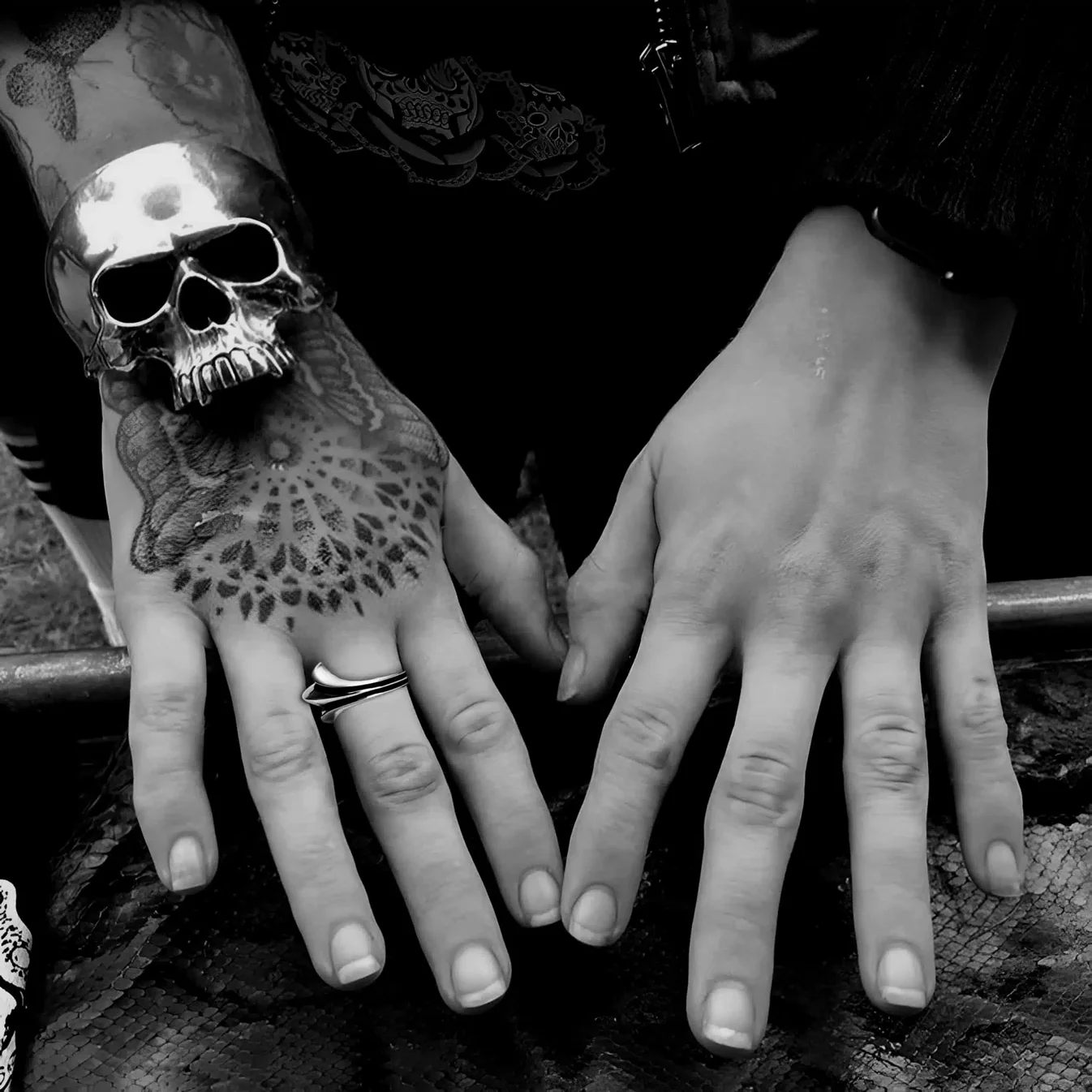 Chrome Hearts Cross Ring - Gothic 925 Sterling Silver Jewelry | David Studio