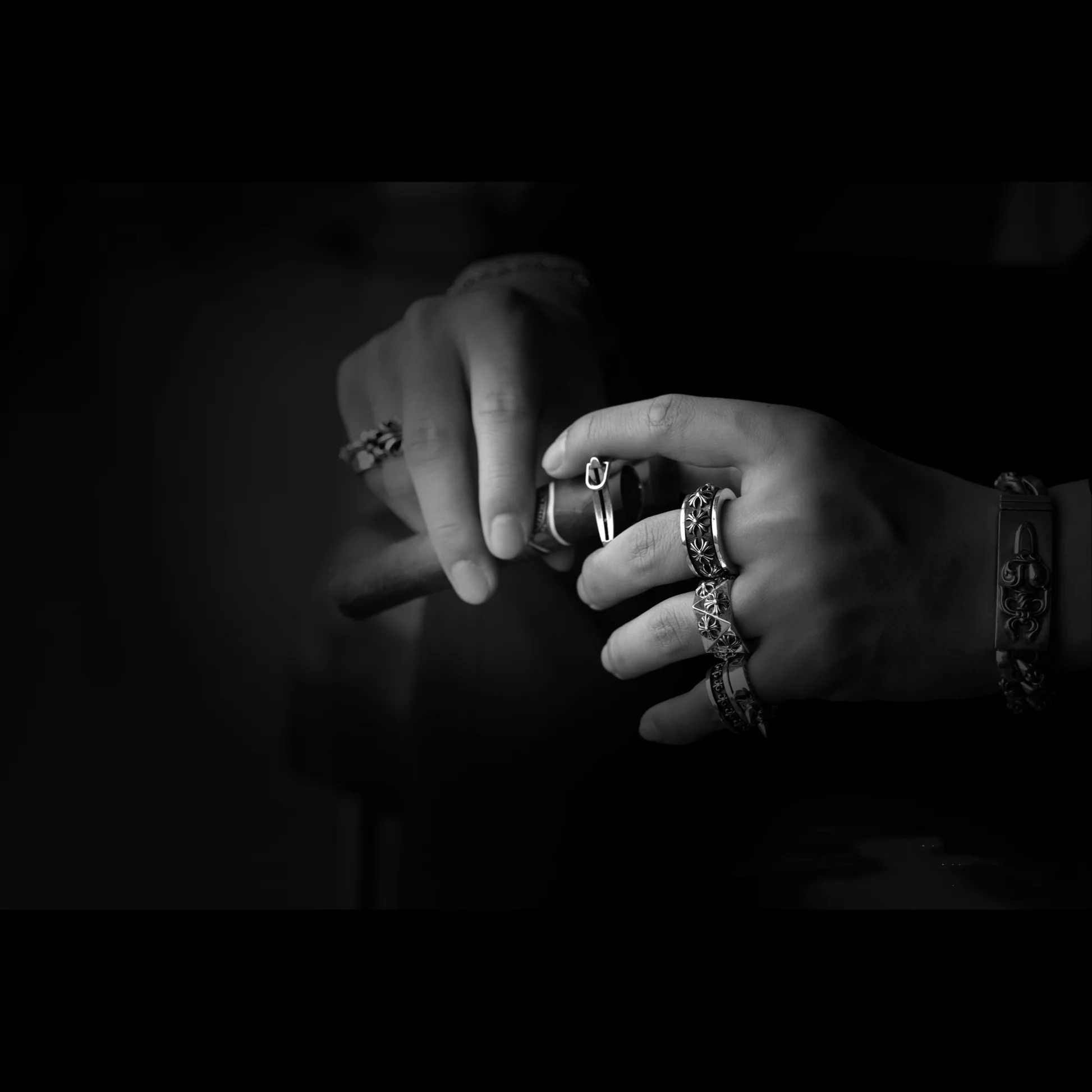 Chrome Hearts Cross Ring - Gothic 925 Sterling Silver Jewelry | David Studio