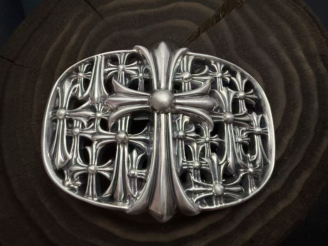 Chrome Hearts Cross Ring - Gothic 925 Sterling Silver Jewelry | David Studio