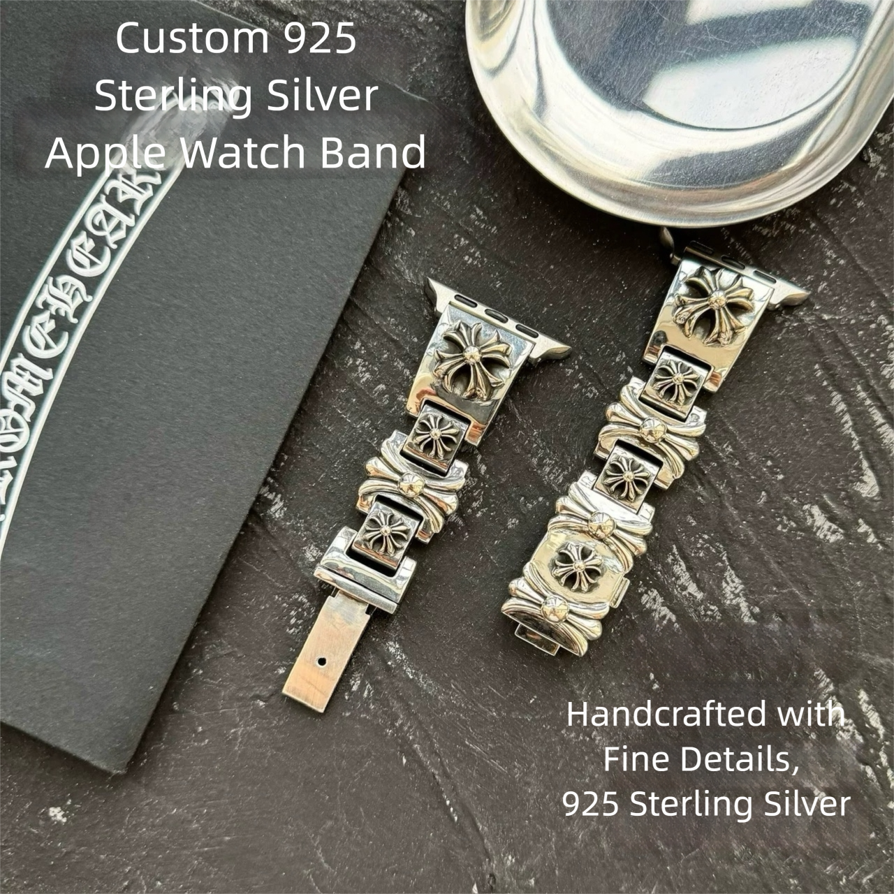 Chrome Hearts Cross Ring - Gothic 925 Sterling Silver Jewelry | David Studio