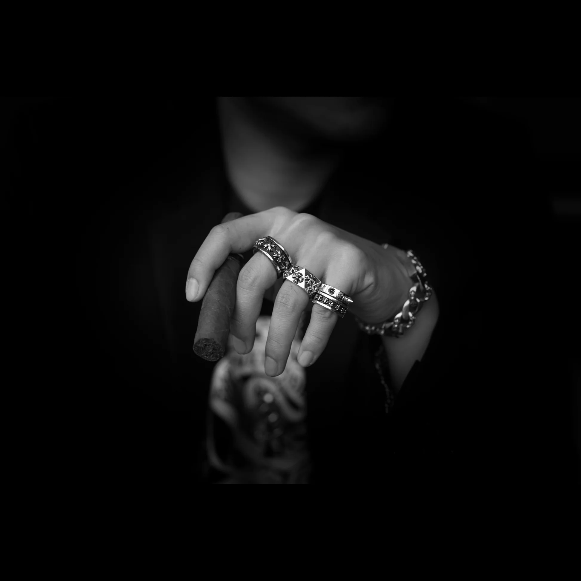 Chrome Hearts Cross Ring - Gothic 925 Sterling Silver Jewelry | David Studio