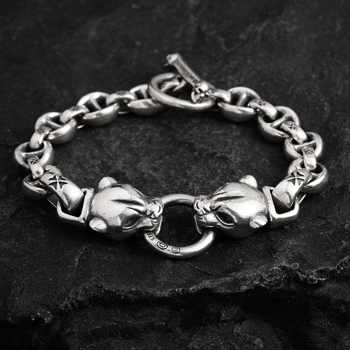 Chrome Hearts Cross Ring - Gothic 925 Sterling Silver Jewelry | David Studio