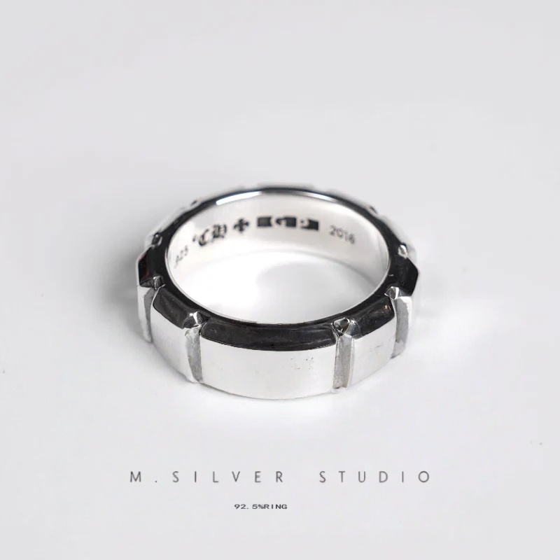 Chrome Hearts Cross Ring - Gothic 925 Sterling Silver Jewelry | David Studio