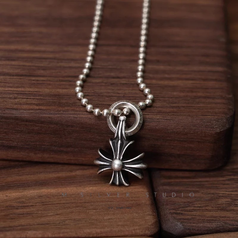 Chrome Hearts Cross Ring - Gothic 925 Sterling Silver Jewelry | David Studio