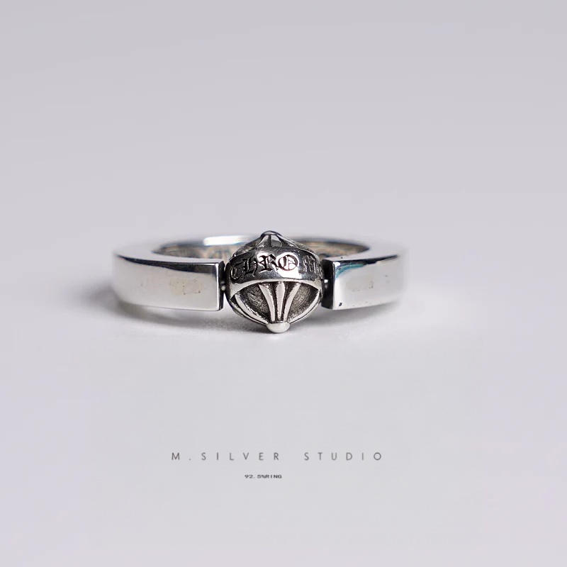 Chrome Hearts Cross Ring - Gothic 925 Sterling Silver Jewelry | David Studio