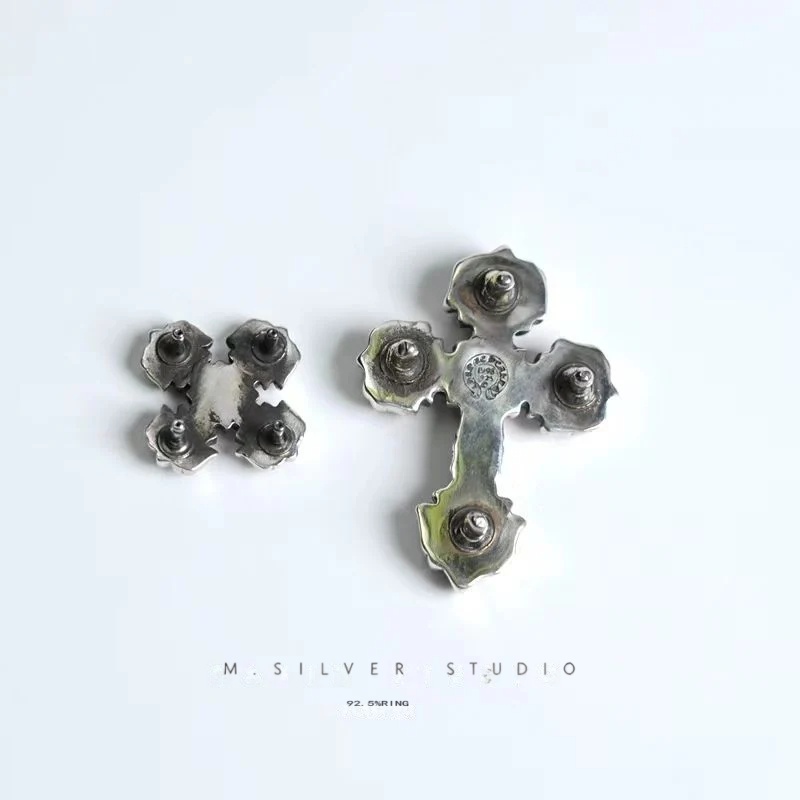 Chrome Hearts Cross Ring - Gothic 925 Sterling Silver Jewelry | David Studio