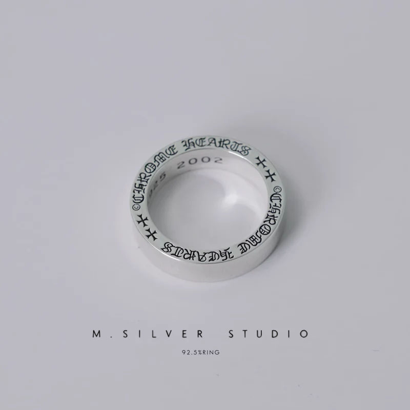 Chrome Hearts Cross Ring - Gothic 925 Sterling Silver Jewelry | David Studio