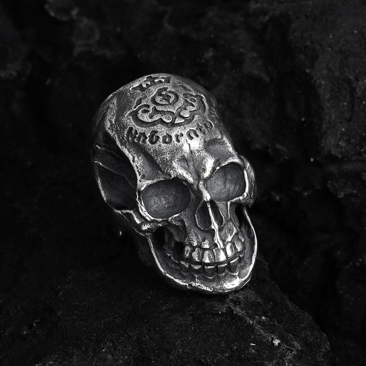 Chrome Hearts Cross Ring - Gothic 925 Sterling Silver Jewelry | David Studio