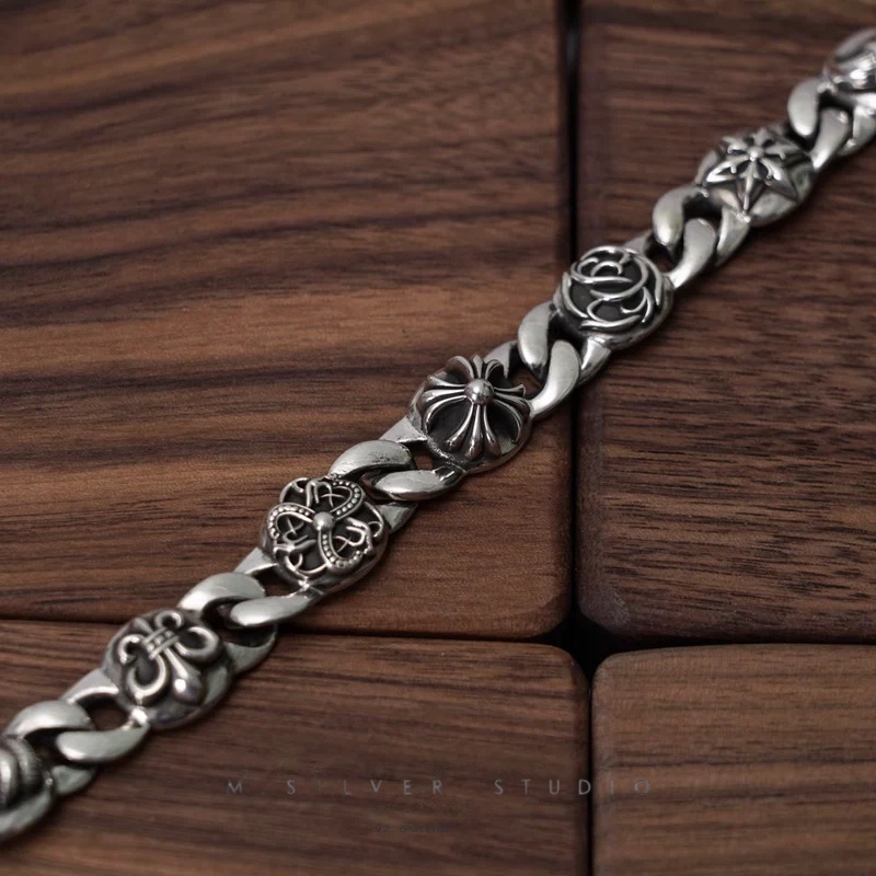 Chrome Hearts Cross Ring - Gothic 925 Sterling Silver Jewelry | David Studio