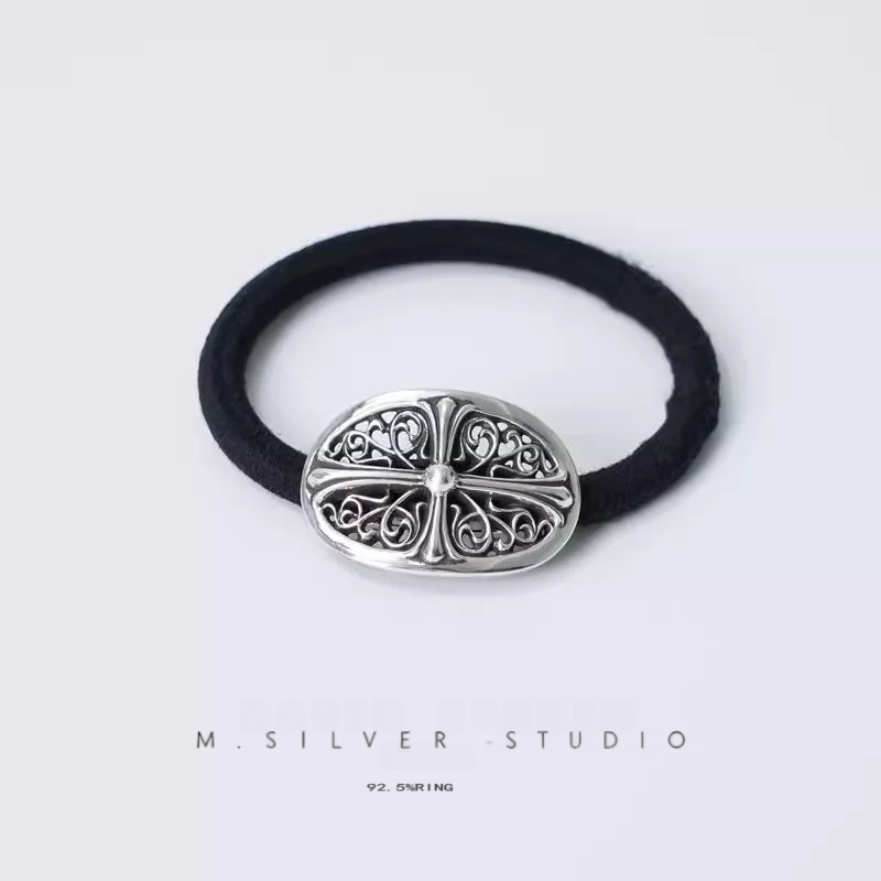 Chrome Hearts Cross Ring - Gothic 925 Sterling Silver Jewelry | David Studio