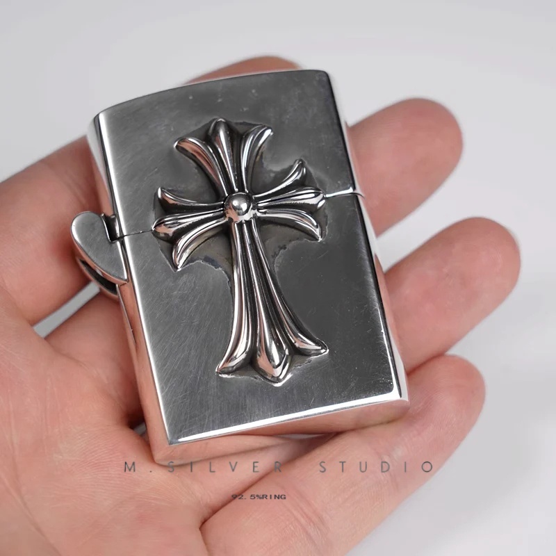 Chrome Hearts Cross Ring - Gothic 925 Sterling Silver Jewelry | David Studio